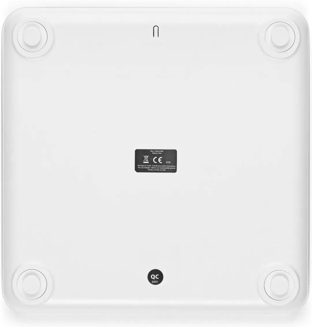 Brabantia ReNew Personenweegschaal - 150 kg - Wit