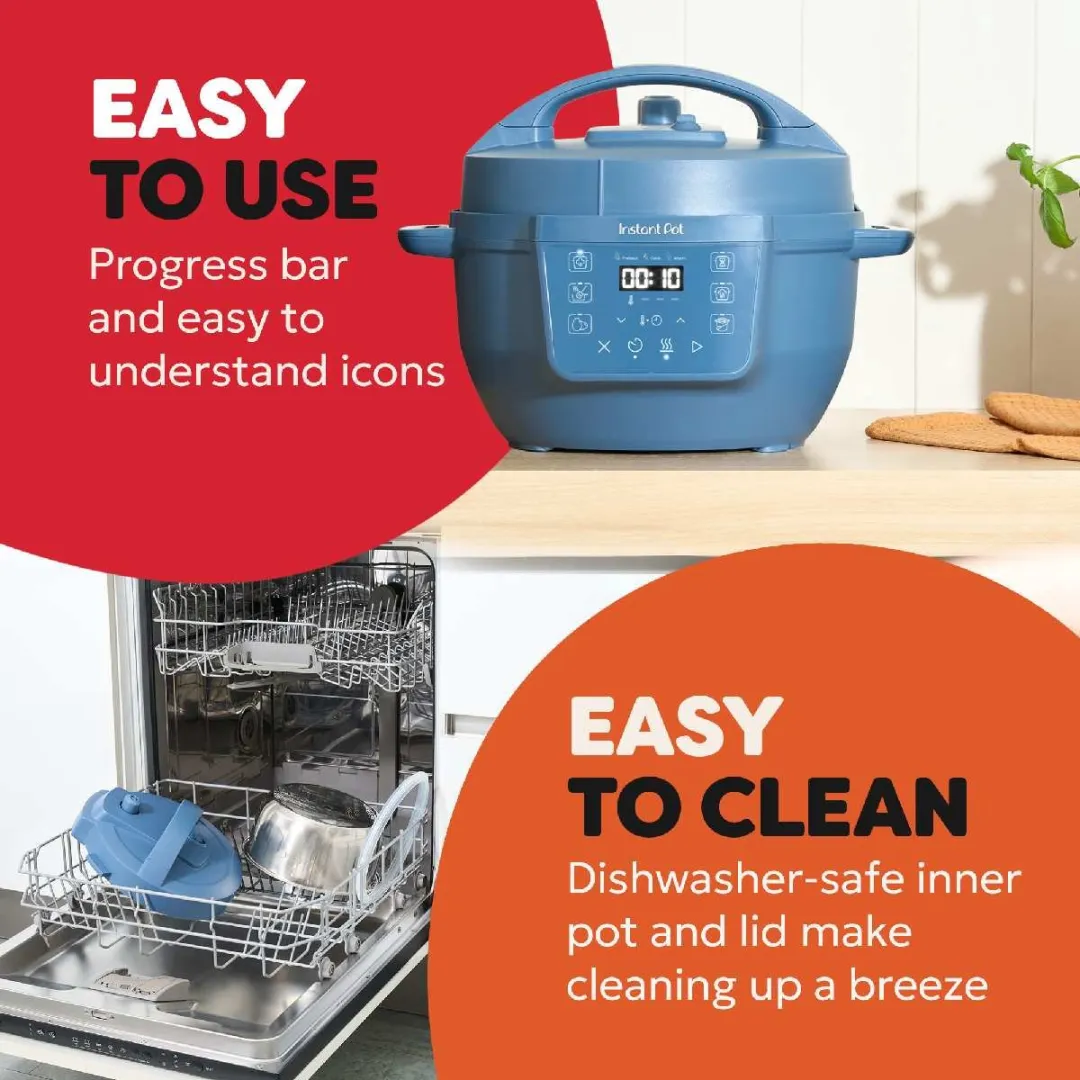 Instant Pot Classic Mini 3.8L Multicooker - 7-in-1 - 800W - Daydream Blauw