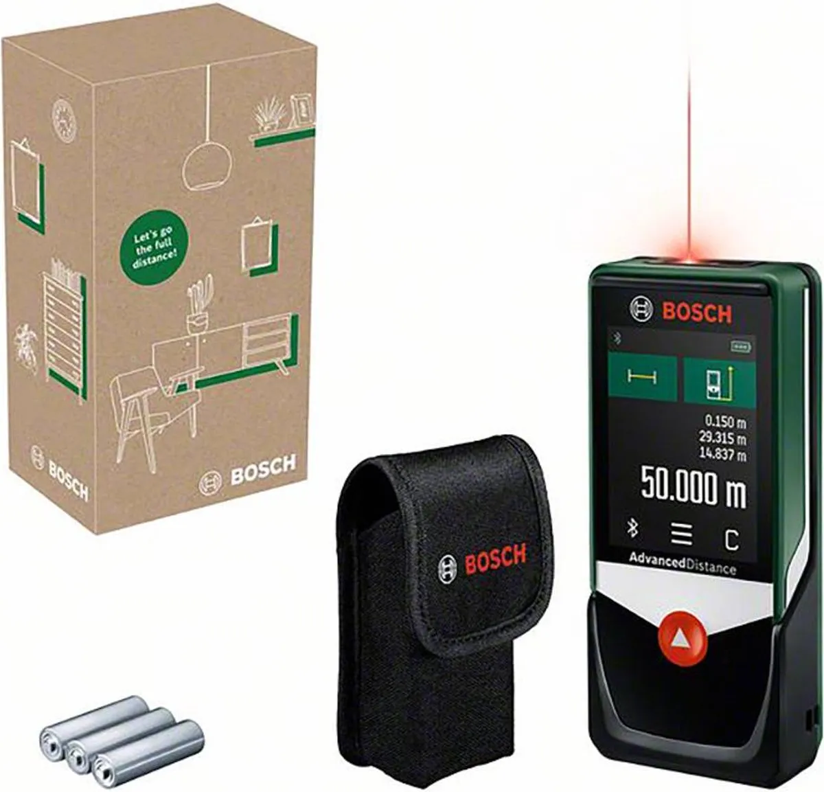 Bosch AdvancedDistance 50C Laserafstandmeter