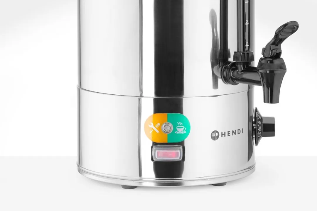 HENDI HT209882 Warme Drankenketel 9L - 2200W - Zilver