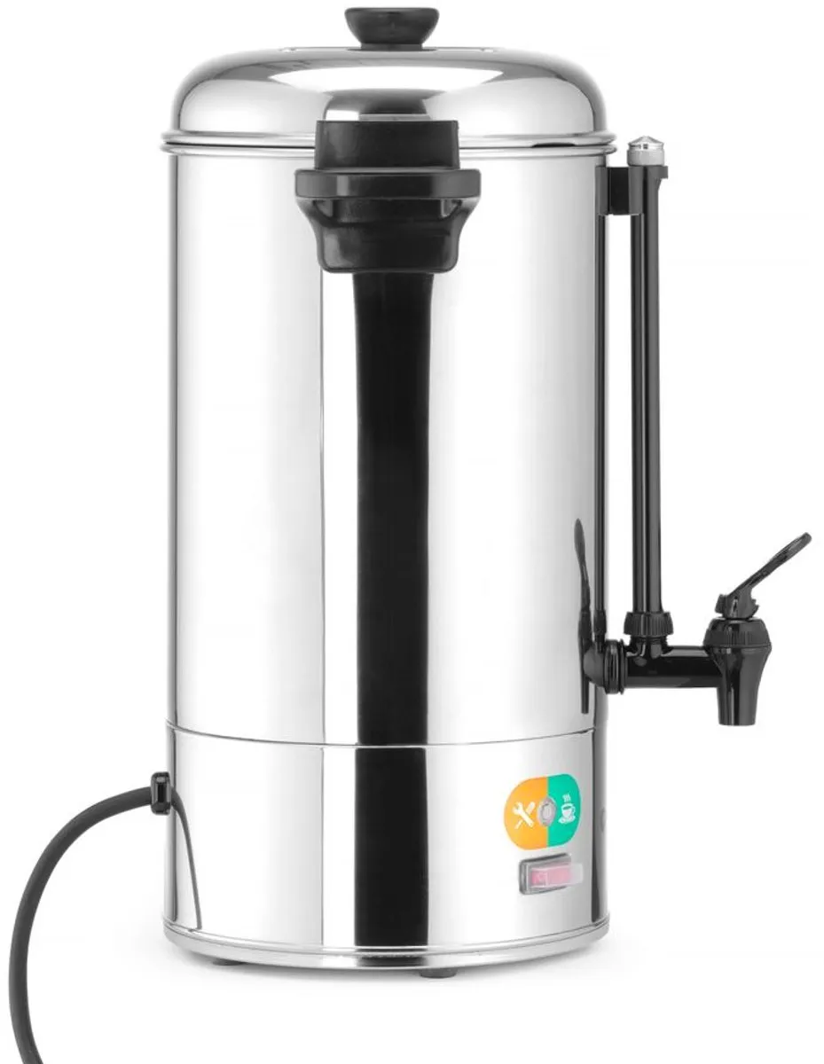 HENDI HT209882 Warme Drankenketel 9L - 2200W - Zilver