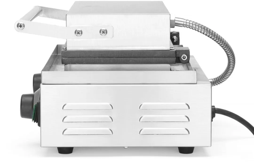 HENDI Wafelijzer 1550W - 6 Corn Dogs - Roestvrij staal