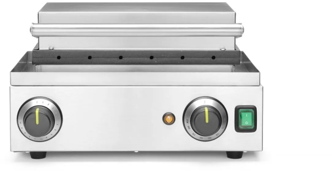 HENDI Wafelijzer 1550W - 6 Corn Dogs - Roestvrij staal