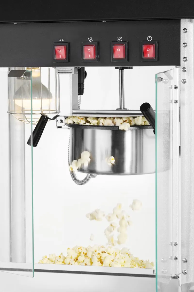 HENDI Popcornmachine 282762 - 1500W - Zwart