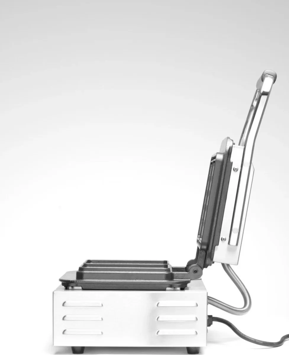 HENDI Wafelmaker Brussels 2200W - Geëmailleerd gietijzer - 2 wafels