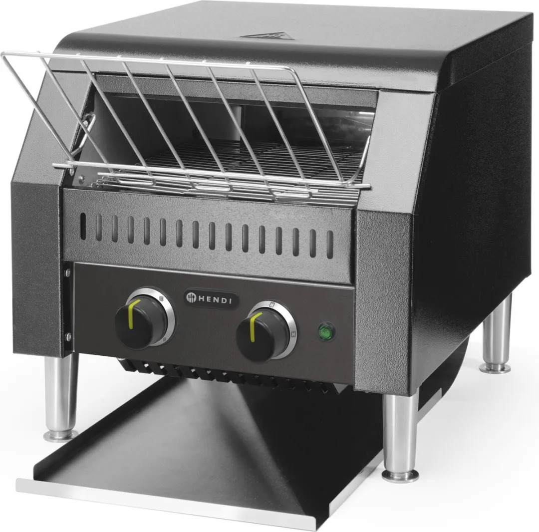 Hendi Dubbele Doorloop Broodrooster 2240W - Zwart
