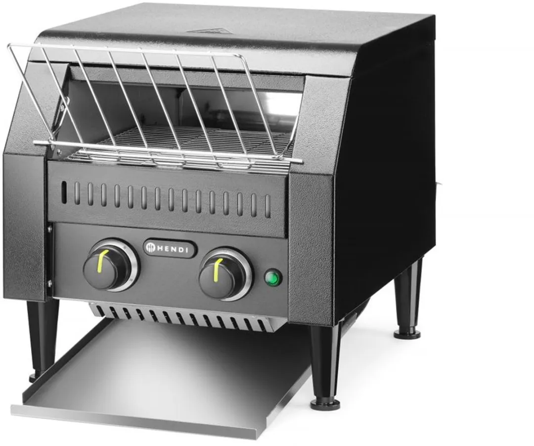 Hendi Dubbele Doorloop Broodrooster 2240W - Zwart