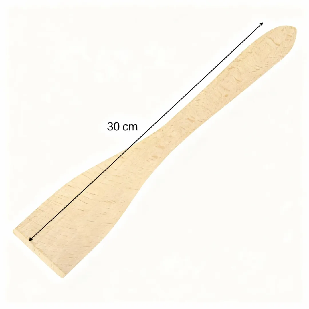 Fackelmann 86511 Gebogen Houten Spatel 30cm - Drankje