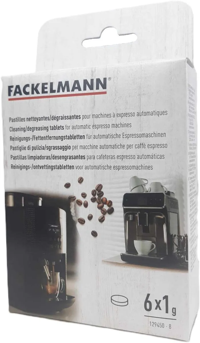 Fackelmann 129450 Reinigingstabletten Espresso - 6 Stuks