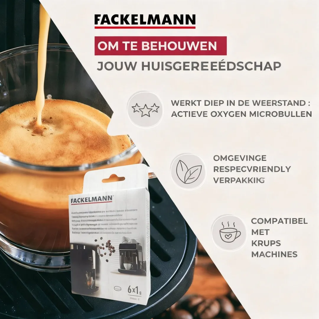 Fackelmann 129450 Reinigingstabletten Espresso