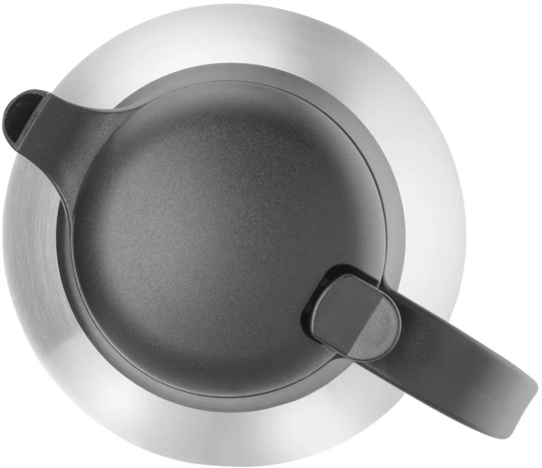 HENDI 448526 Dubbelwandige Isoleerkan 2L - Rvs - Zwart deksel