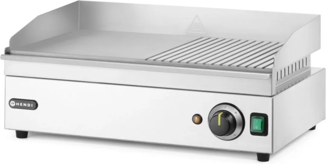 HENDI Kitchen Line Bakplaat Half Geribbeld 527x404mm