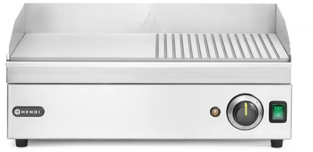 HENDI Kitchen Line Bakplaat Half Geribbeld 527x404mm - 2400W