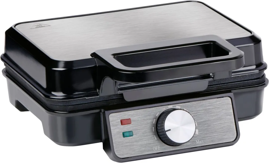 Alpina Wafelmaker 1200W - 2 Platen - Zwart