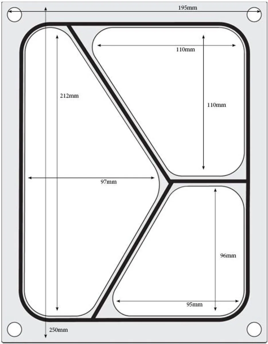 HENDI Traysealer 805626 - 227x178mm - RVS