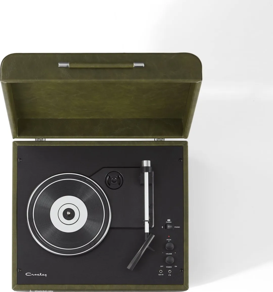 Crosley Mercury Forest Green Koffermodel - CR6255A-FG4 - Groen - afbeelding 6 van 6