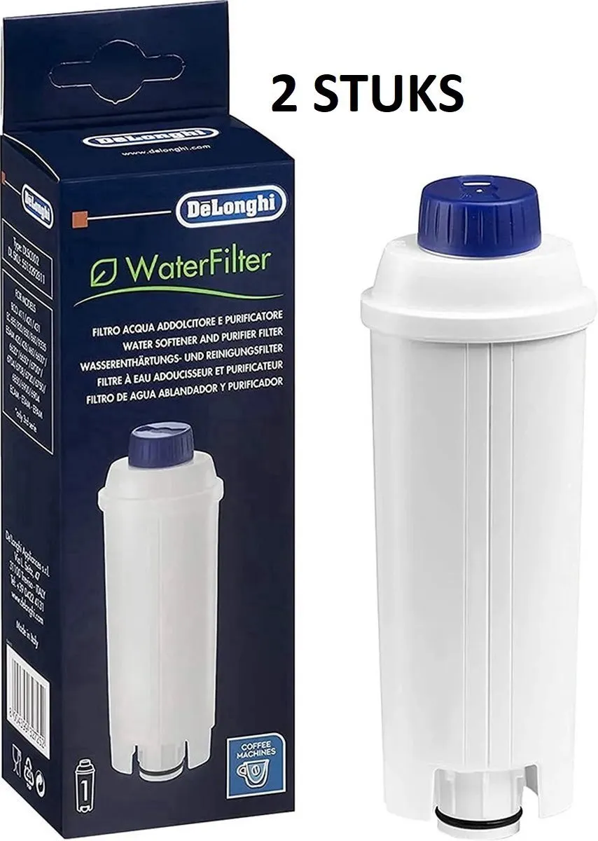 De'Longhi DLSC002 Waterfilter - 2 Stuks