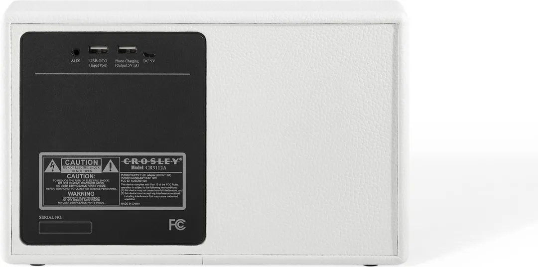 Crosley Montero CR3112A-WS4 Bluetooth Speaker - Wit - afbeelding 6 van 6