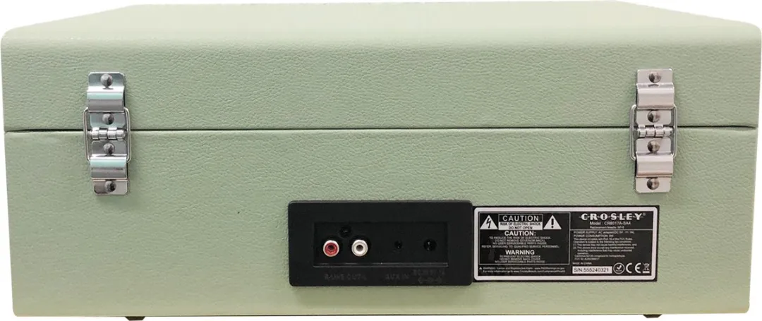 Crosley Voyager CR8017B-SA Platenspeler - Groen - afbeelding 6 van 6