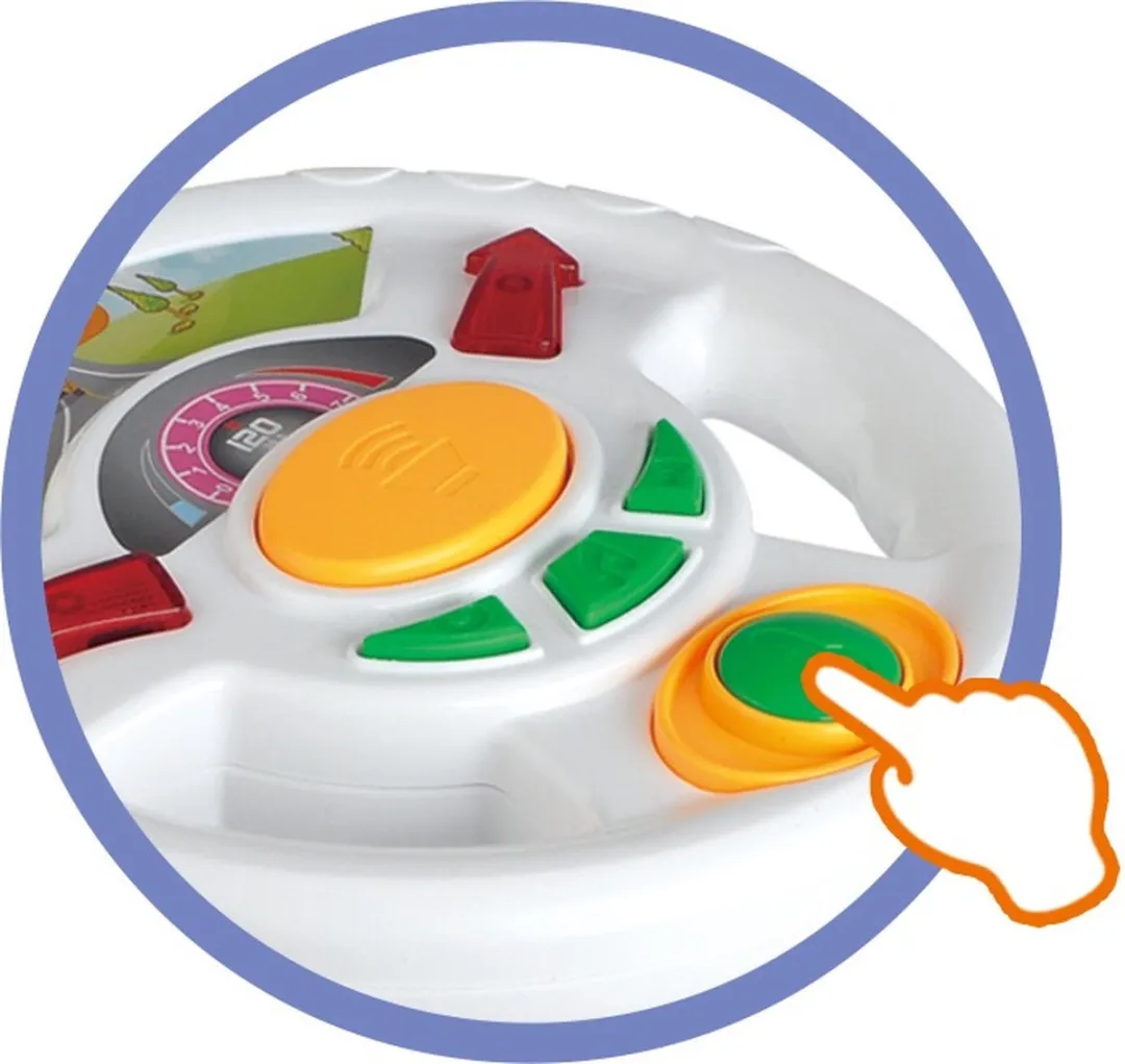 Eco Toys Sports Loopauto Rood - Met muziek & LED-lichten