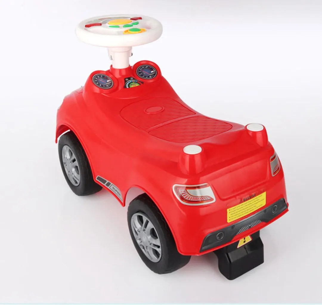 Eco Toys Sports Loopauto Rood - Met muziek & LED-lichten