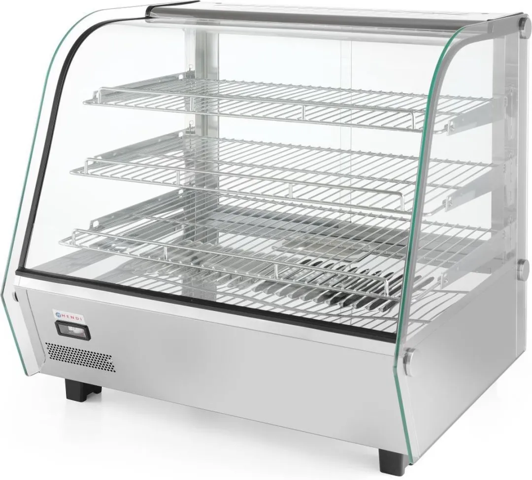 HENDI Warmhoudvitrine 120L - 1100W - 685x575x680mm - RVS