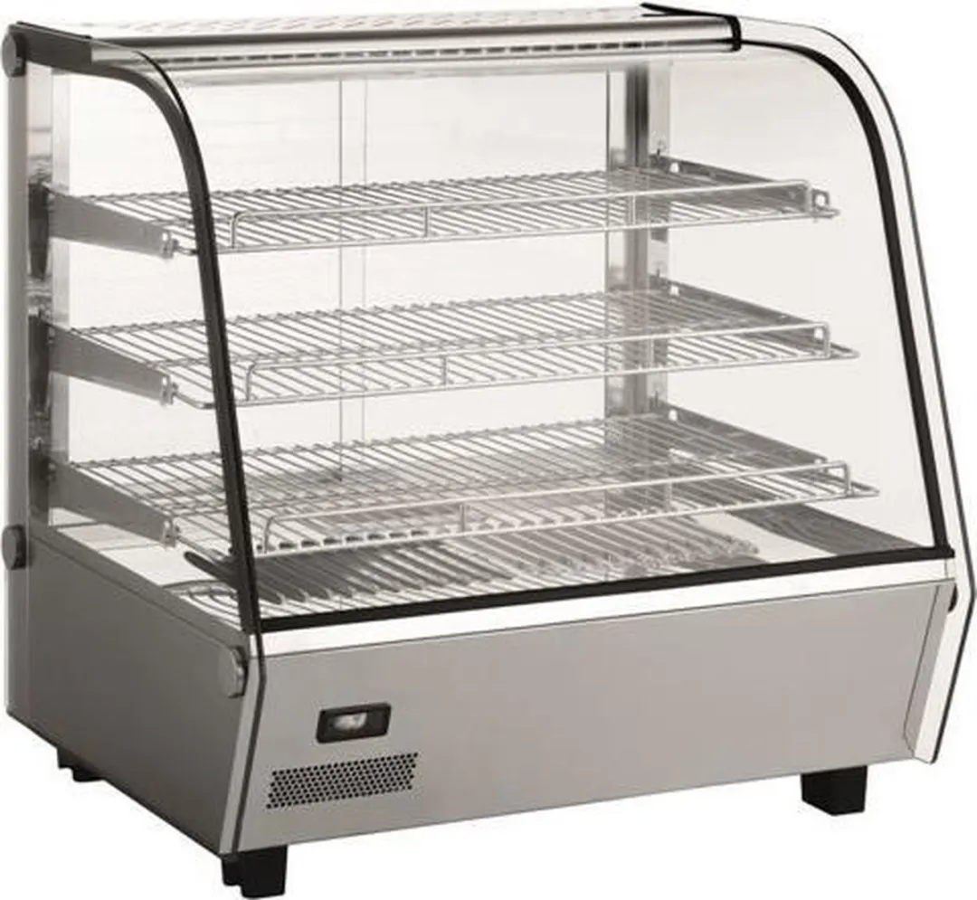 HENDI Warmhoudvitrine 120L - 1100W - 685x575x680mm - RVS - afbeelding 6 van 6