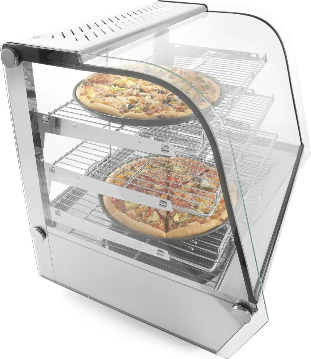HENDI Warmhoudvitrine 120L - 1100W - 685x575x680mm - RVS