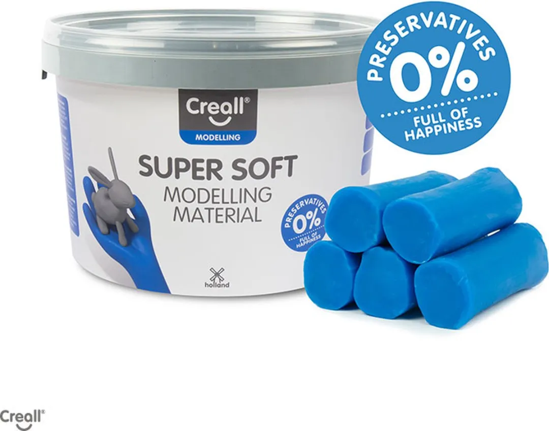 Creall Super Soft Klei Blauw 1750g