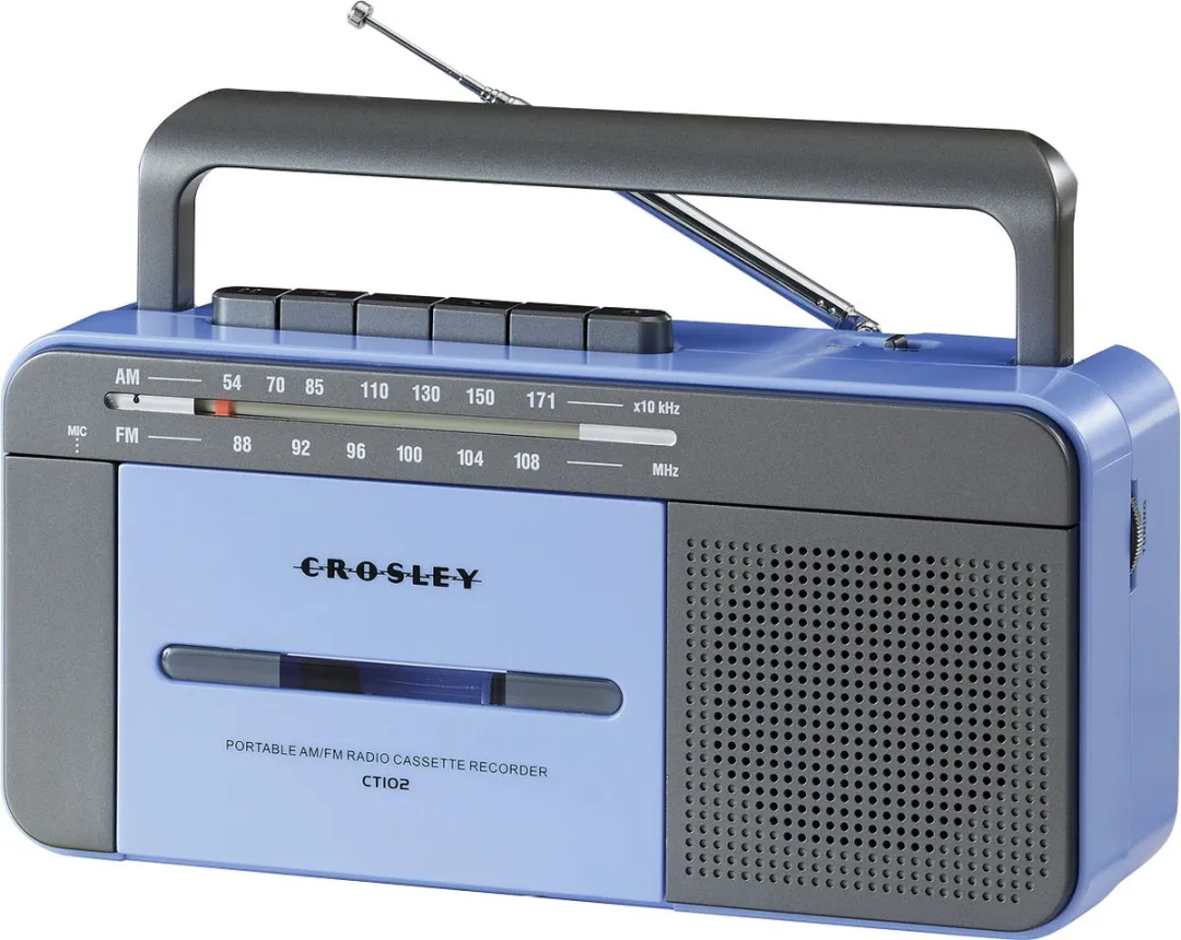 Crosley CT102A-BG4 Draagbare Cassette Player - Blauw/Grijs