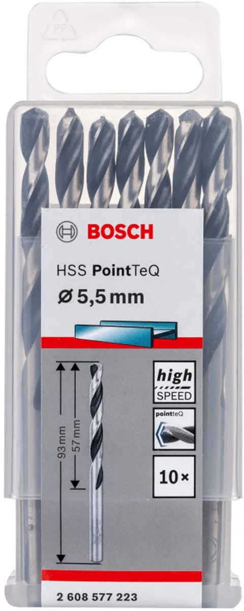 Bosch HSS PointTeQ DIN 338 5,5x57x93mm