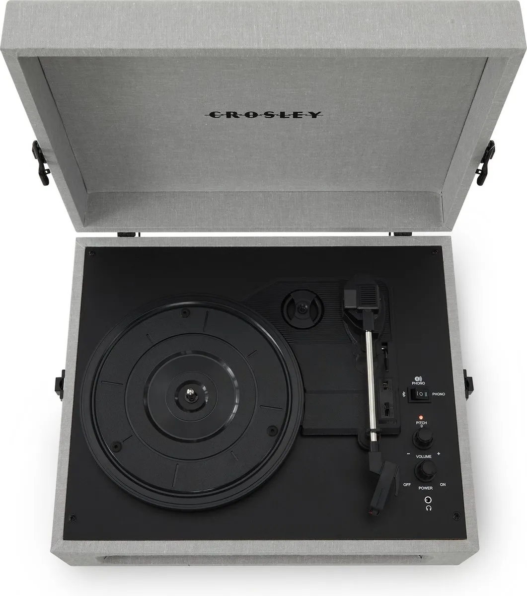 Crosley Voyager CR8017B-GY Platenspeler - Grijs