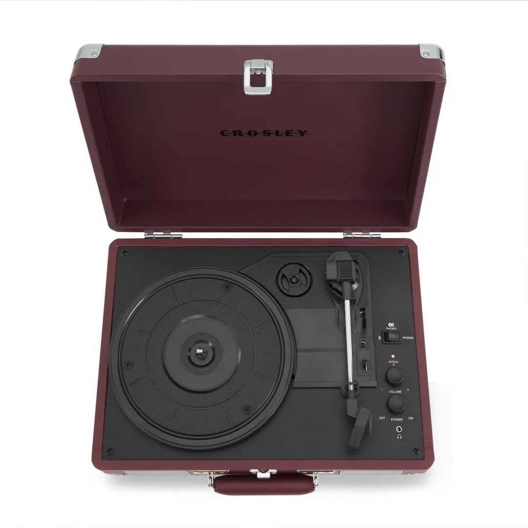 Crosley Cruiser Plus CR8005F-BU4 Draaitafel - Bordeaux