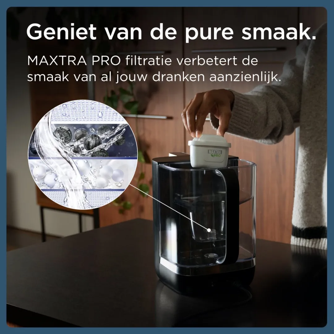 BRITA Cube UVC MXPro Waterdispenser & Theemachine 4L - Wit