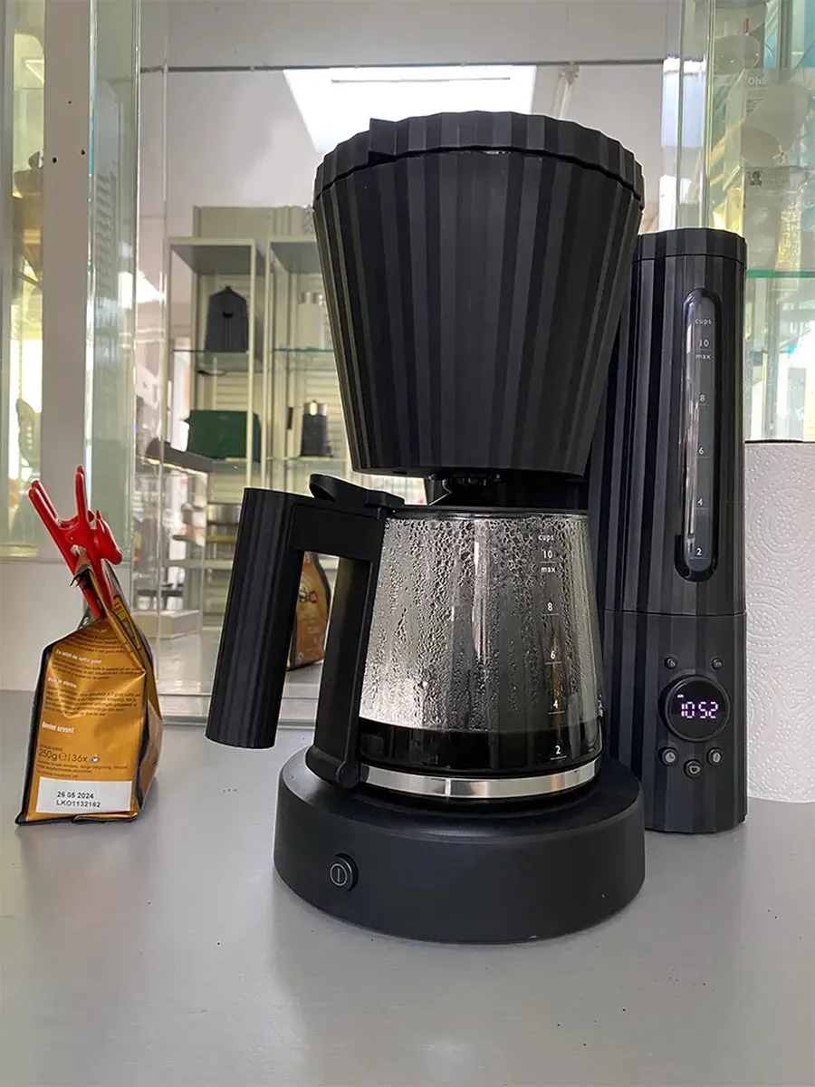 Alessi Plissé Koffiezetapparaat MDL14 B - 1.5L - 8 Kopjes - Zwart