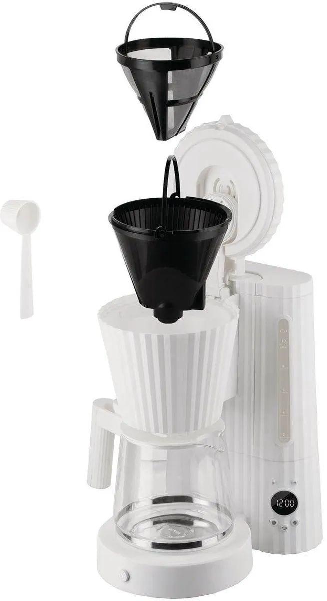 Alessi Plissé Koffiezetapparaat MDL14 B - 1.5L - 8 Kopjes - Zwart