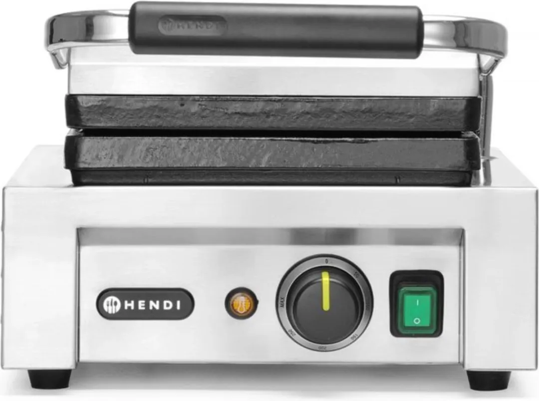 Hendi Wafelmaker Luiks 212103 - 1500W - Geëmailleerd gietijzer - Rvs