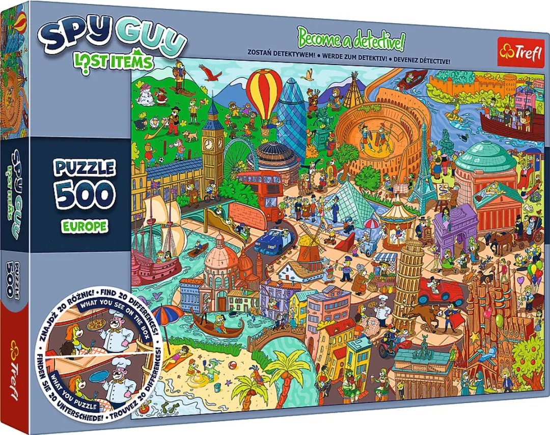 Trefl Spy Guy Lost Items Europe Legpuzzel 500 Stuks