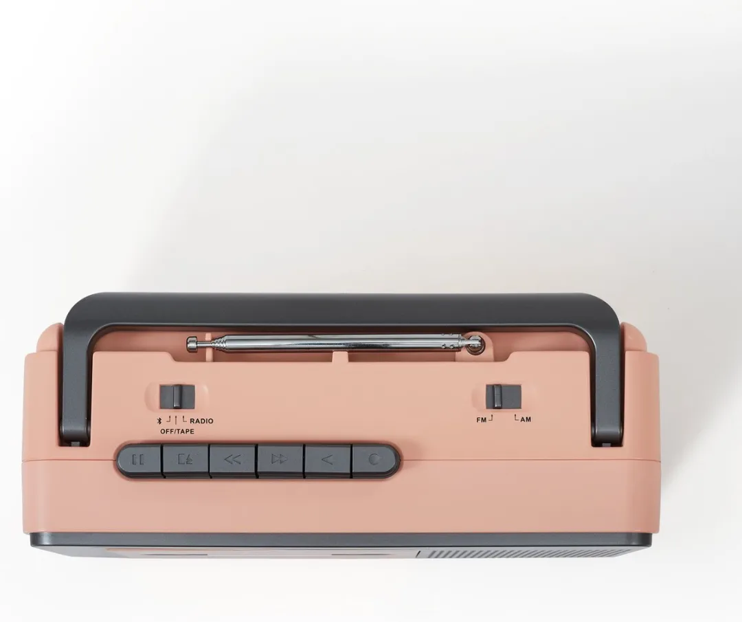 Crosley CT102A Cassettespeler - Rosé goud & grijs