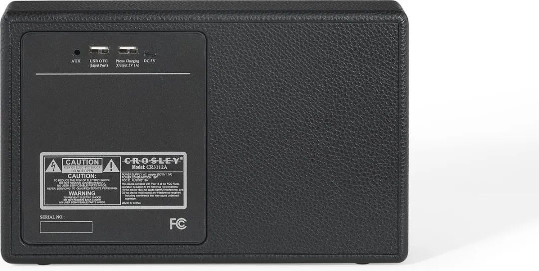 Crosley Montero CR3112A-BK4 Bluetooth Speaker - Zwart