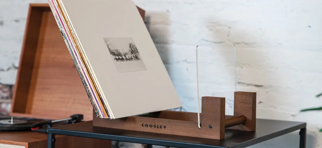 Crosley Platenstandaard AC1049A-NA - Bamboe - afbeelding 6 van 6