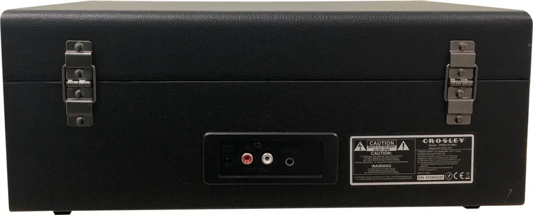 Crosley Voyager CR8017B-BK4 Platenspeler - Zwart - afbeelding 6 van 6