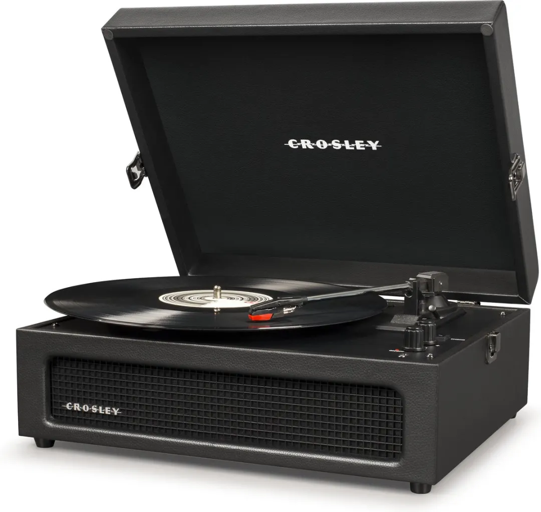 Crosley Voyager CR8017B-BK4 Platenspeler - Zwart - afbeelding 2 van 6