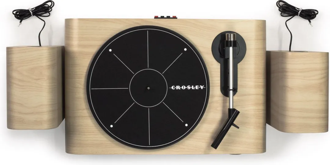 Crosley CR6035B-NA4 Platenspeler met speakers - Naturel