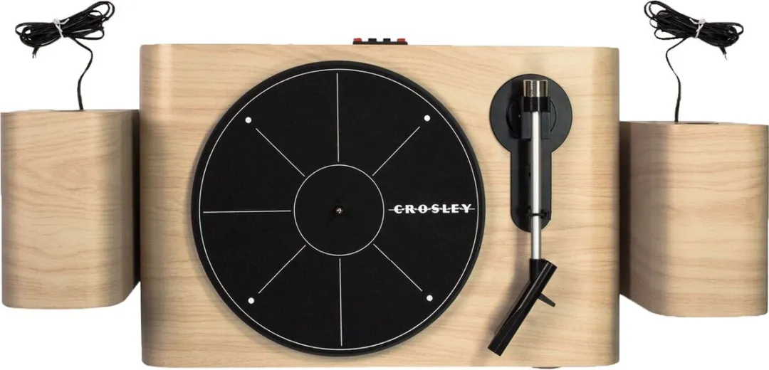 Crosley CR6035B-NA4 Platenspeler met speakers - Naturel