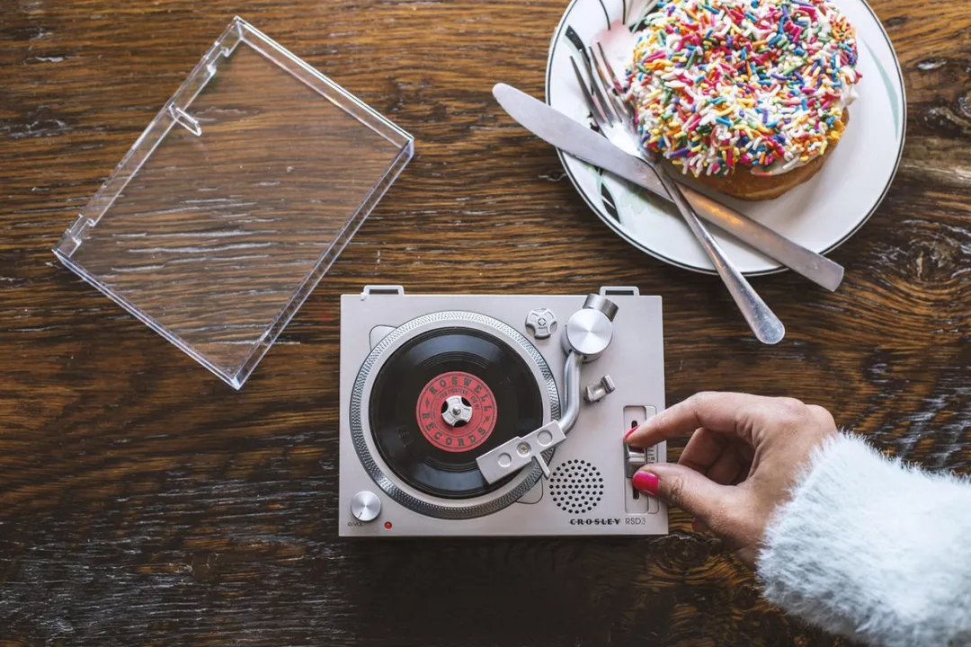 Crosley RSD3 Mini Platenspeler Grijs - afbeelding 5 van 6