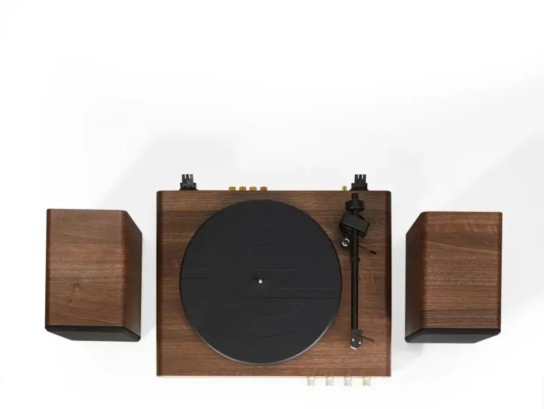 Crosley C65 Walnoot Platenspeler met speakers - C65A-WAGL4