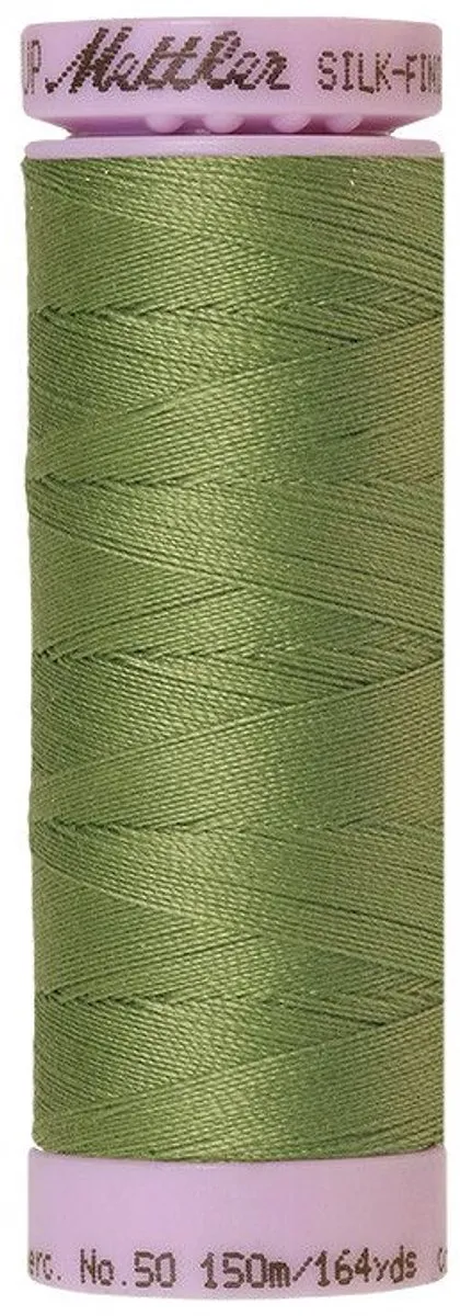 Amann Mettler Silk-Finish Cotton 0840 150m - Zwart/grijs/wit