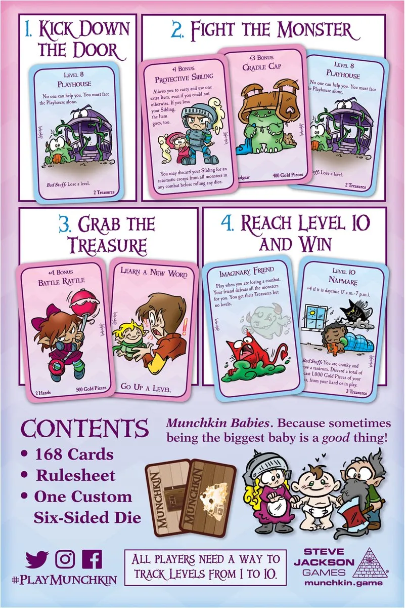 Steve Jackson Games Munchkin Babies Kaartspel - 3-6 Spelers