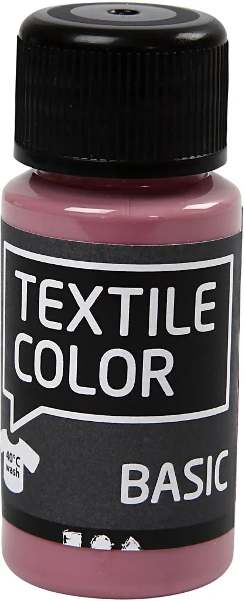 Creativ Company CC Creotime Textile Color Basic Donkerroze 50ml